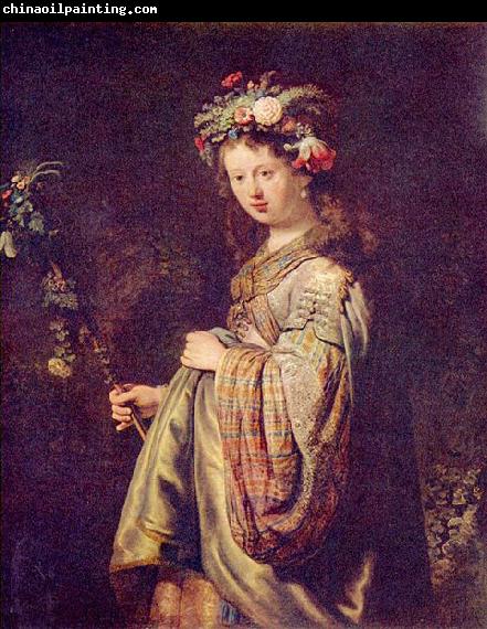 REMBRANDT Harmenszoon van Rijn Flora