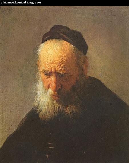 REMBRANDT Harmenszoon van Rijn Head of an old man