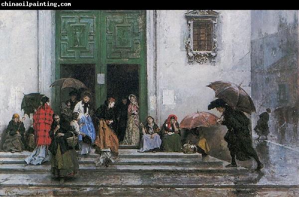 Raimundo Madrazo Coming out of Church