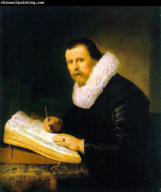 Rembrandt van rijn Portrait of a scholar.