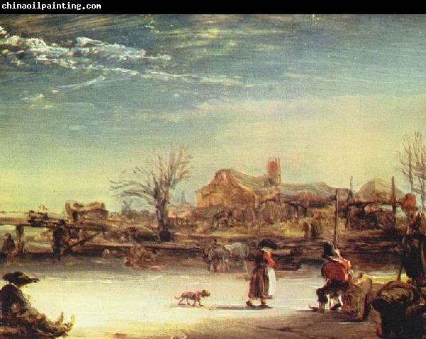 REMBRANDT Harmenszoon van Rijn Winterlandschaft