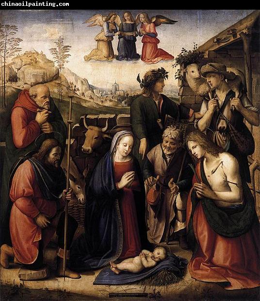 Ridolfo Ghirlandaio The Adoration of the Shepherds