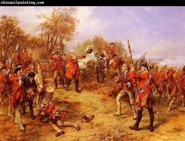 Robert Alexander Hillingford George II at the Battle of Dettingen