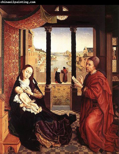 Rogier van der Weyden St Luke Drawing the Portrait of the Madonna