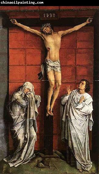 Rogier van der Weyden Christus on the Cross with Mary and St John