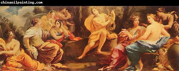 Simon Vouet Apollo und die Musen