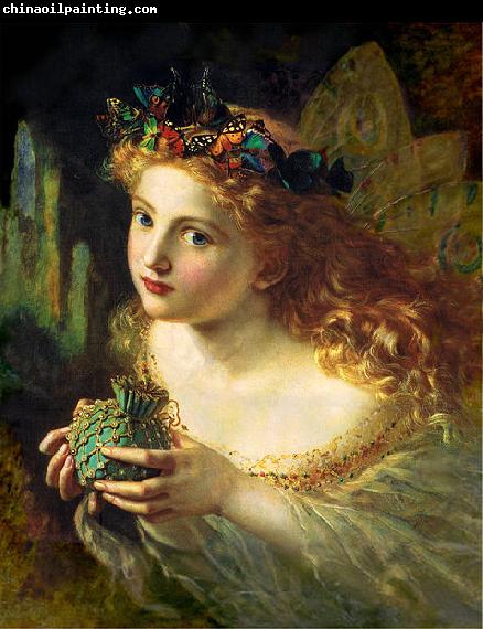 Sophie Gengembre Anderson Take the Fair Face of Woman, and Gently Suspending, With Butterflies, Flowers, and Jewels Attending, Thus Your Fairy is Made of Most Beautiful Things