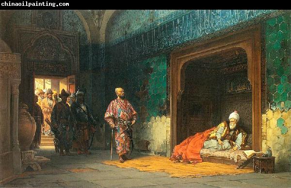 Stanislaw Chlebowski Sultan Bayezid prisoned by Timur.