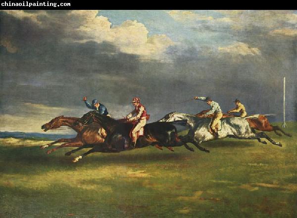 Theodore   Gericault The Epsom Derby