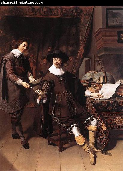 Thomas De Keyser Constantijn Huygens and his Clerk