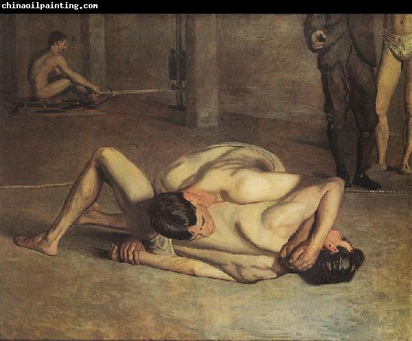 Thomas Eakins The Wrestlers