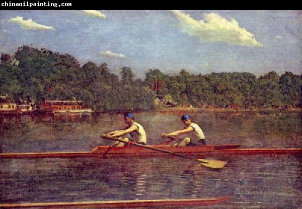 Thomas Eakins The Biglen Brothers Racing