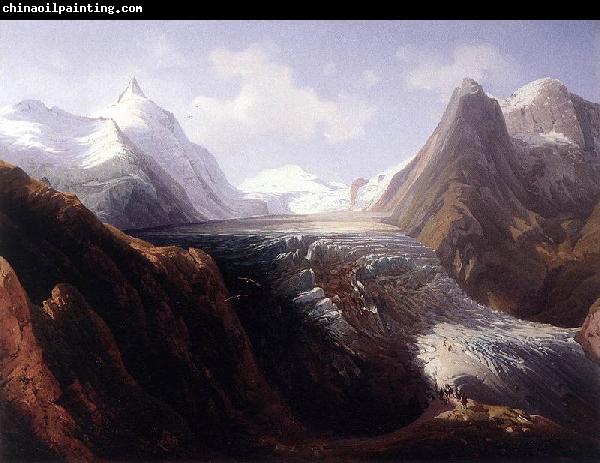 Thomas Ender The Grossglockner with the Pasterze Glacier