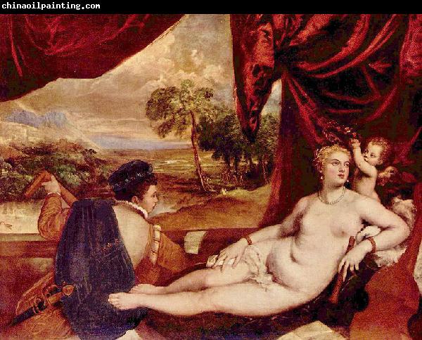 Titian Venus und der Lautenspieler