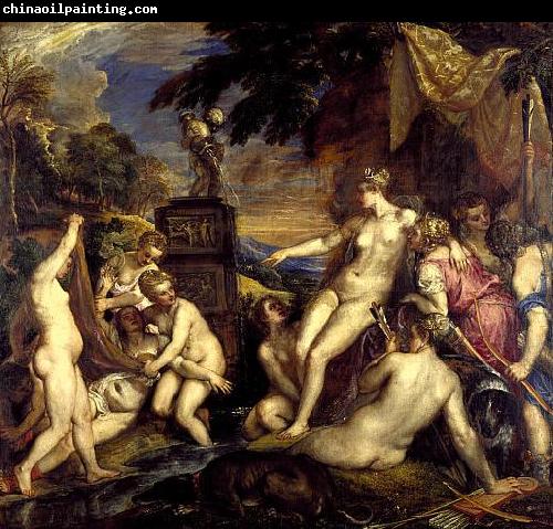 Titian Diana and Callisto