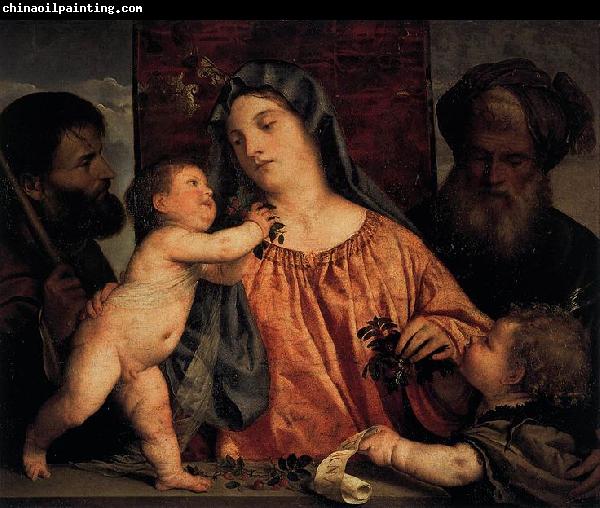 Titian Madonna of the Cherries