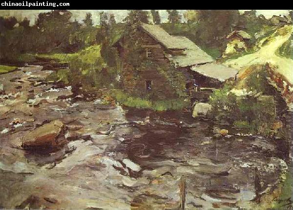 Valentin Serov Watermill in Finland