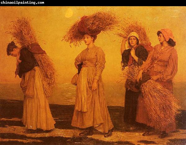 Valentine Cameron Prinsep Prints Home from Gleaning