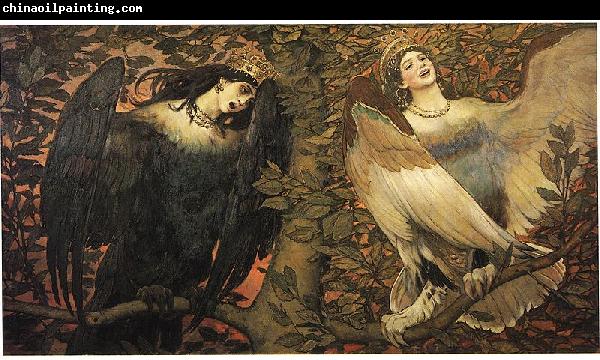 Viktor Vasnetsov Birds of Joy and Sorrow