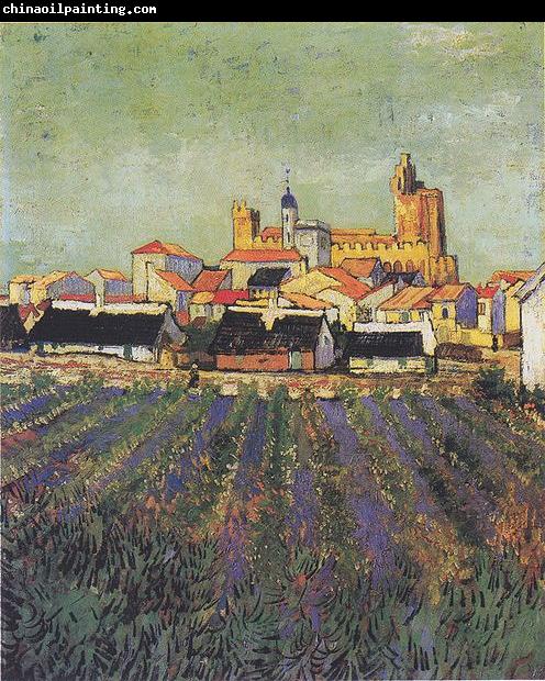 Vincent Van Gogh View to Saites-Maries