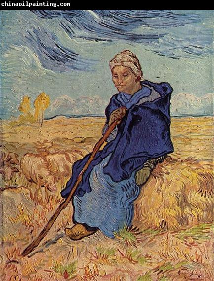 Vincent Van Gogh Die Hirtin