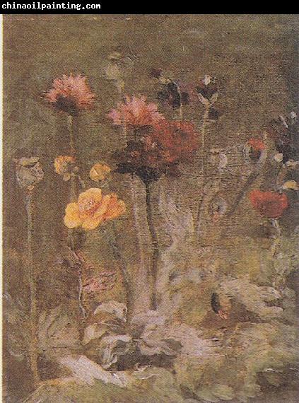 Vincent Van Gogh Still Life with Scabiosa and Ranunculus