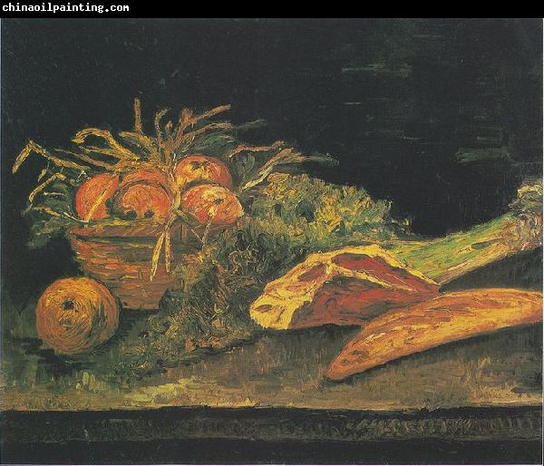 Vincent Van Gogh Still life with apple basket