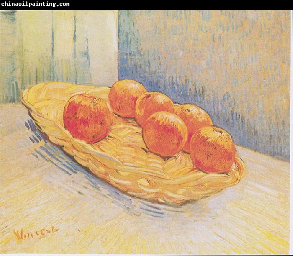 Vincent Van Gogh Still Life with Oranges Basket