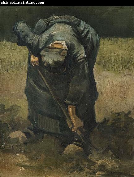 Vincent Van Gogh A Peasant Woman Digging