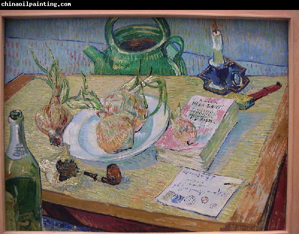 Vincent Van Gogh Still life with a plate of onions