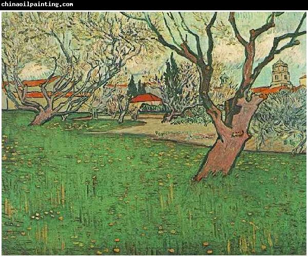 Vincent Van Gogh View of Arles with flowering trees