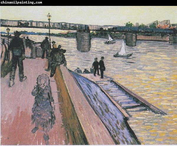 Vincent Van Gogh The Bridge of Triquetaille