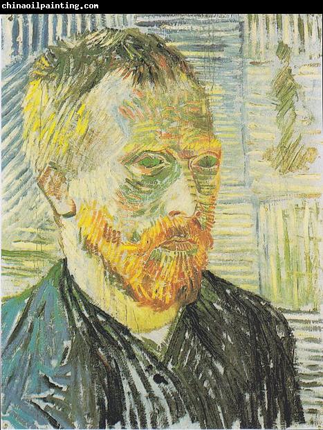 Vincent Van Gogh Self Portrait with Japanese Print