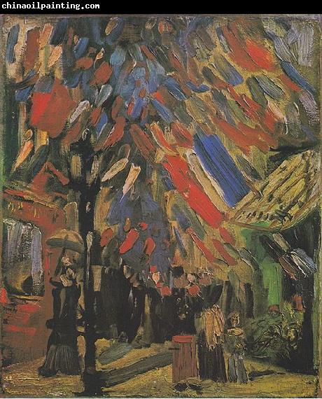 Vincent Van Gogh The 14th July in Paris