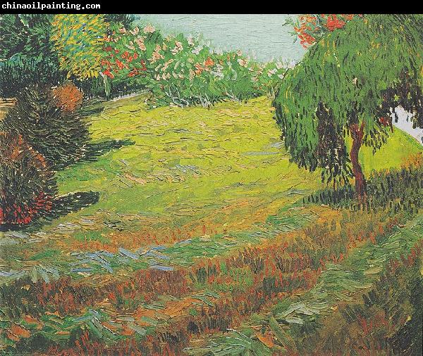 Vincent Van Gogh Garten mit Trauerweide