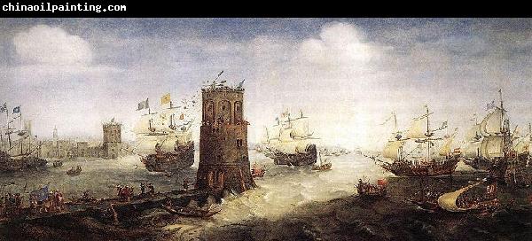 WIERINGEN, Cornelis Claesz van Capturing Damietta