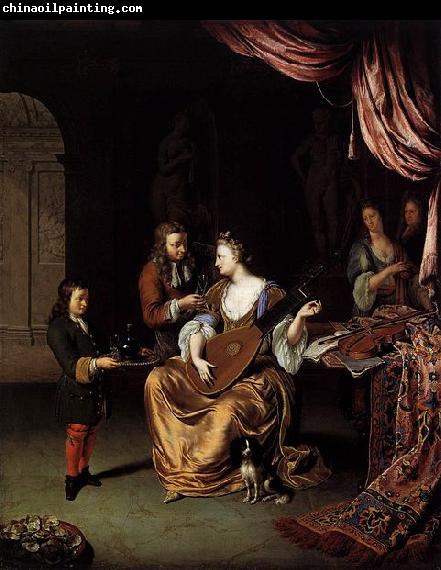 Willem van Mieris The Lute Player