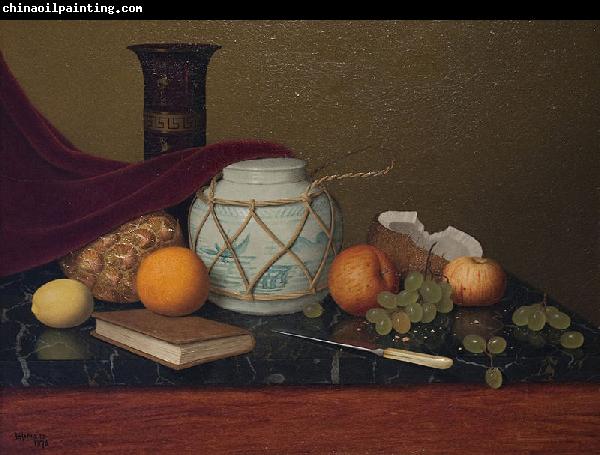 William Harnett Still Life with Ginger Jar