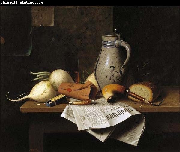 William Michael Harnett Munich Still Life