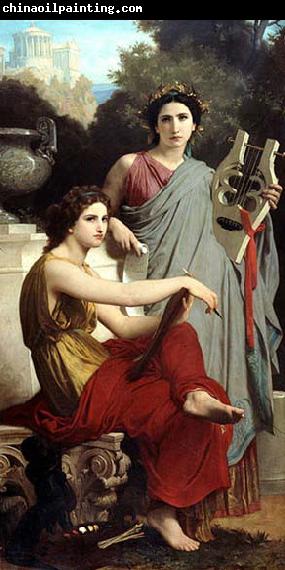 William-Adolphe Bouguereau L'Art et la Litterature