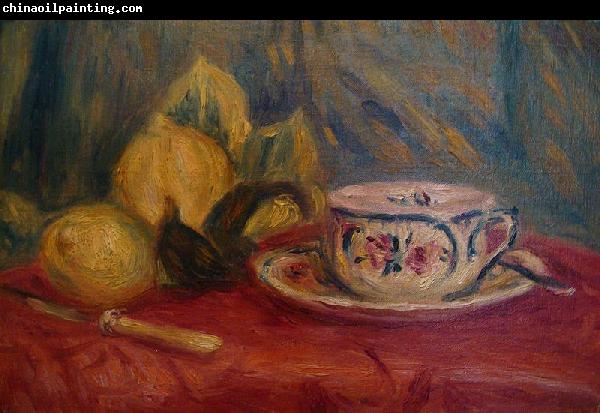 Pierre Auguste Renoir Lemons and Teacup