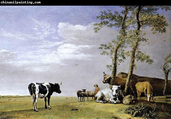 paulus potter A Husbandman with His Herd