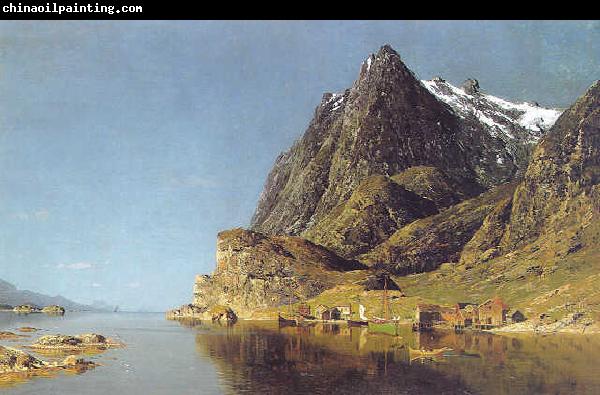 Adelsteen Normann View of a fjord by Adelsteen Normann