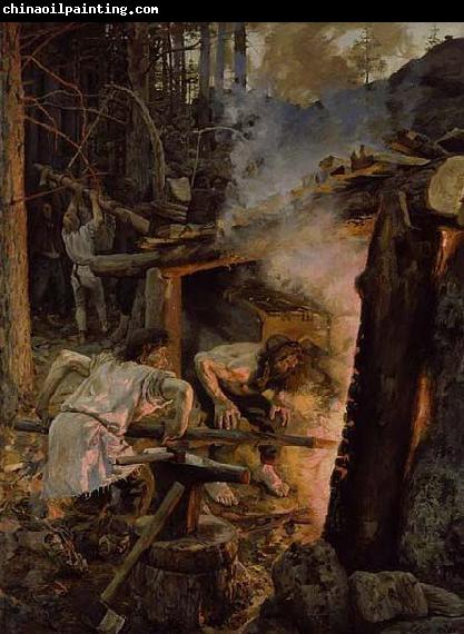 Akseli Gallen-Kallela Forging of the Sampo