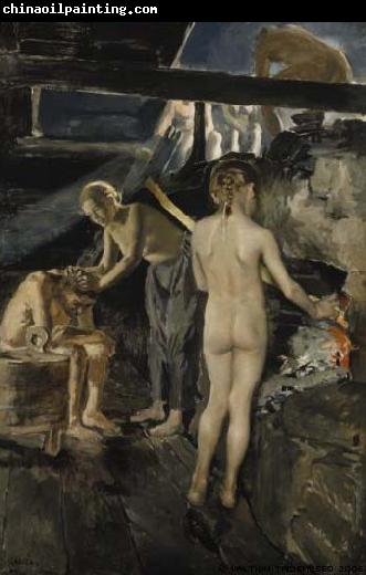 Akseli Gallen-Kallela In the sauna