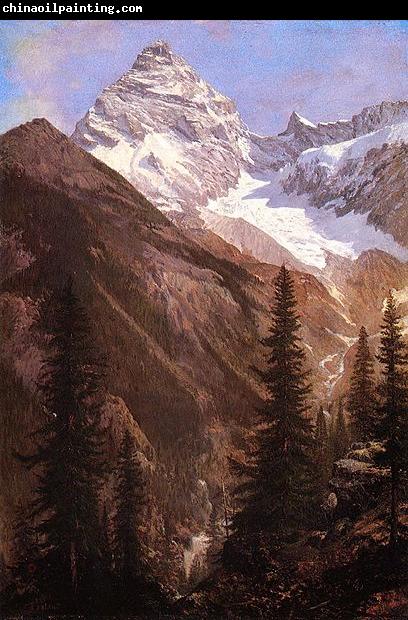 Albert Bierstadt Canadian_Rockies_Asulkan_Glacier