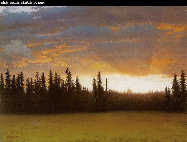 Albert Bierstadt California Sunset