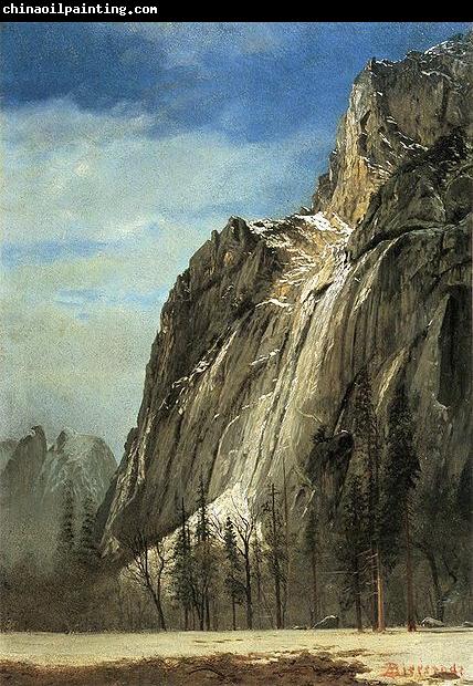 Albert Bierstadt Cathedral Rocks, A Yosemite View