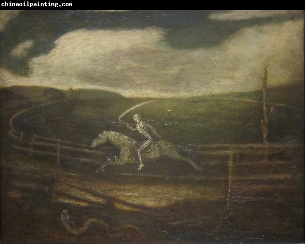 Albert Pinkham Ryder Die Rennbahn oder der Tod auf einem fahlen Pferd