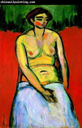 Alexej von Jawlensky Sitzender weiblicher Akt